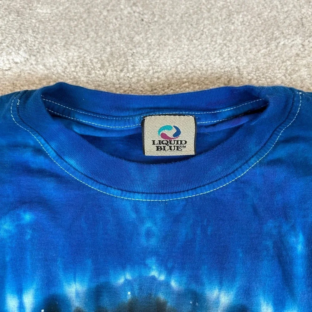 Pink Floyd Pulse Liquid Blue Tie Dye Graphic T-Shirt Blue Men's XL 2005 Rock Tee